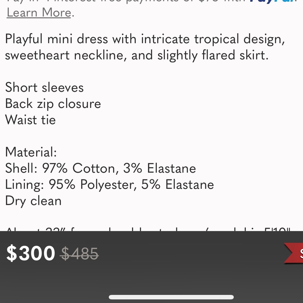 Alexis BERENNA Sweetheart Neckline Tropical Dress - Picture 9 of 10
